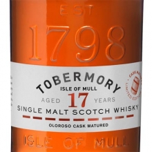 托本莫瑞17年歐羅洛索雪莉桶單一麥芽蘇格蘭威士忌 Tobermory Aged 17 Years Oloroso Cask Finish Single Malt Scotch Whisky 700ml