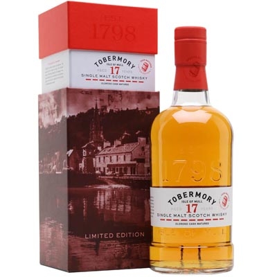 托本莫瑞17年歐羅洛索雪莉桶單一麥芽蘇格蘭威士忌 Tobermory Aged 17 Years Oloroso Cask Finish Single Malt Scotch Whisky 700ml
