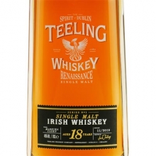 帝霖18年文藝復(fù)興第一部單一麥芽愛爾蘭威士忌 Teeling 18 Year Old Renaissance Series 1 Single Malt Irish Whiskey 700ml
