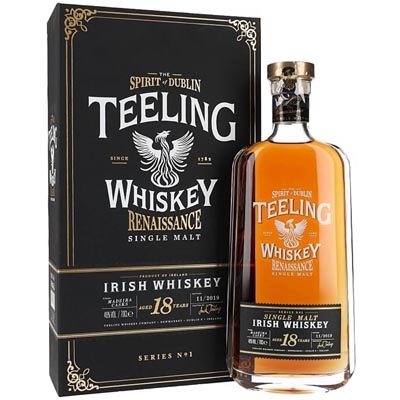 帝霖18年文藝復(fù)興第一部單一麥芽愛爾蘭威士忌 Teeling 18 Year Old Renaissance Series 1 Single Malt Irish Whiskey 700ml