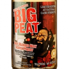 大鼻子2022年圣誕節(jié)限量版混合麥芽蘇格蘭威士忌 Big Peat Christmas Edition 2022 Cask Strength Blended Malt Scotch Whisky 700ml