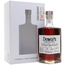 帝王21年四次陳釀?wù){(diào)和蘇格蘭威士忌 Dewar's Double Double 21 Year Old Blended Scotch Whisky 500ml