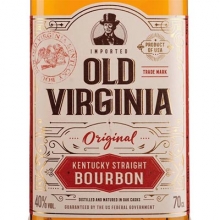 老維珍波本威士忌 Old Virginia Original Kentucky Straight Bourbon Whiskey 700ml