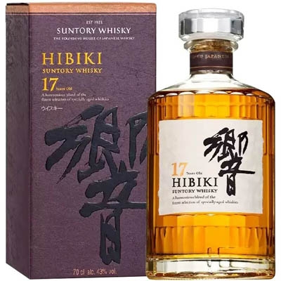 響17年日本調(diào)和威士忌 Hibiki Aged 17 Years Japanese Blended Whisky 700ml