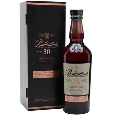 百齡壇30年調(diào)和蘇格蘭威士忌 Ballantine's Aged 30 Years Blended Scotch Whisky 700ml