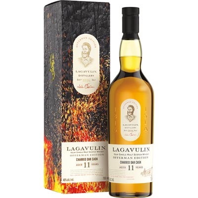樂加維林11年奧弗曼特別版燒烤桶單一麥芽蘇格蘭威士忌 Lagavulin Aged 11 Years Offerman Edition Charred Oak Cask Islay Single Malt Scotch Whisky 700ml