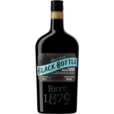 黑瓶島煙調(diào)和蘇格蘭威士忌 Black Bottle Island Smoke Blended Scotch Whisky 700ml