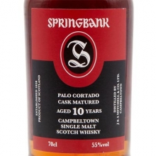 云頂10年帕羅卡特多雪莉桶單一麥芽蘇格蘭威士忌 Springbank Aged 10 Years Palo Cortado Cask Matured Campbeltown Single Malt Scotch Whisky 700ml