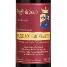 波吉歐狄索托酒莊布魯奈羅干紅葡萄酒 Poggio di Sotto Brunello di Montalcino DOCG 750ml