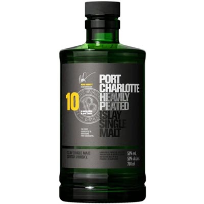 布赫拉迪波夏擢躍10年單一麥芽蘇格蘭威士忌 Bruichladdich Port Charlotte Aged 10 Years Heavily Peated Single Malt Scotch Whisky 500ml / 700ml