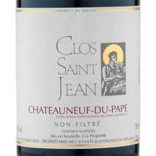 圣約翰酒莊教皇新堡干紅葡萄酒 Clos Saint Jean Chateauneuf-du-Pape 750ml