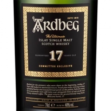 阿貝17年委員會(huì)版單一麥芽蘇格蘭威士忌 Ardbeg Guaranteed 17 Years Old Committee Exclusive Islay Single Malt Scotch Whisky 700ml