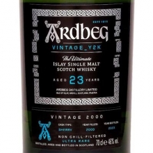 阿貝千禧年系列23年單一麥芽蘇格蘭威士忌 Ardbeg Vintage Y2K Aged 23 Years Islay Single Malt Scotch Whisky 700ml