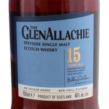 格蘭納里奇15年單一麥芽蘇格蘭威士忌 GlenAllachie Aged 15 Yeas Single Malt Scotch Whisky 700ml