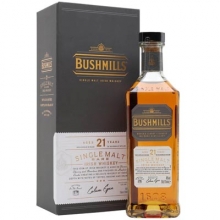 布什米爾21年單一麥芽愛爾蘭威士忌 Bushmills Aged 21 Years Single Malt  Irish Whiskey 700ml（新舊包裝隨機(jī)發(fā)貨）